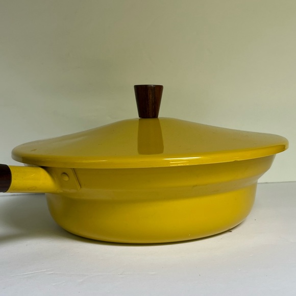 VTG Chafing Dish MCM Japan Harvest Gold Sterno 60s 70s Mid-century MCM Serving - Picture 7 of 16